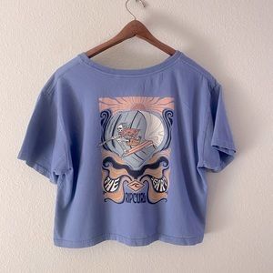 Rip Curl Blue Surf Crop Top